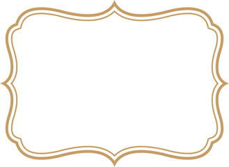 vintage frame border, tag label clip art, png with transparent background