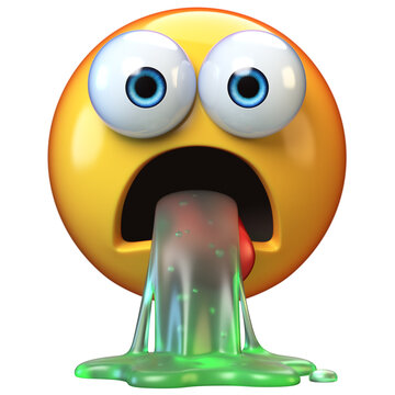Feeling Sick Emoticon