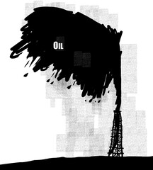 Obraz premium Oil production