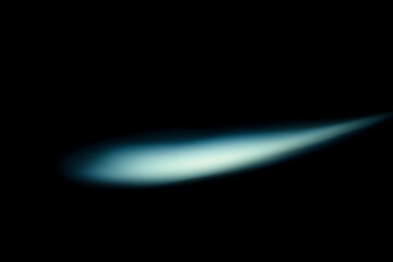 Blue abstract light effect on black background. Illustration