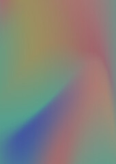 Shades of holographic. Futuristic holographic poster with gradient mesh.