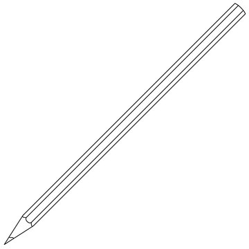 black and white pencil drawing clip art preview