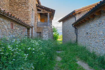Fototapeta na wymiar old stone houses