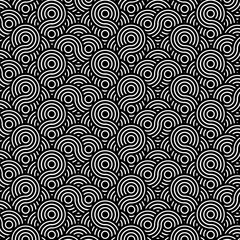 Seamless Round Pattern. It can be used for wallpaper, background, etc.