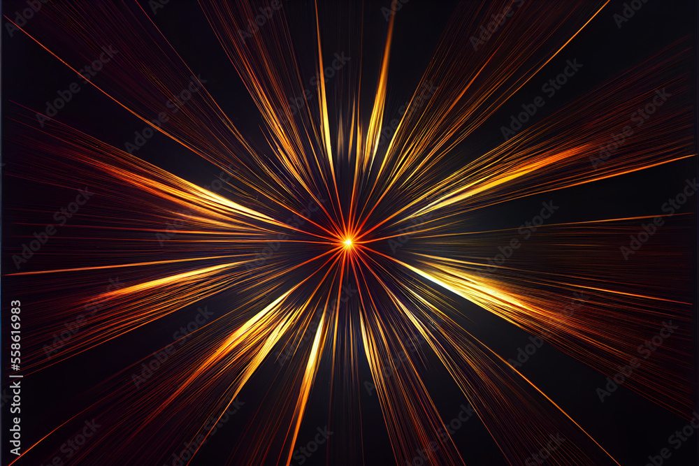 Poster abstract eye concept looking on a nebula dust in infinite space background. . mixed media.