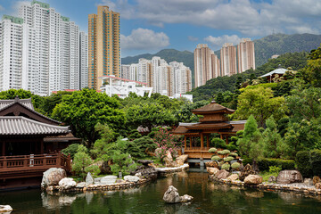 Pavilion Of Absolute Perfection In Nan Lian Garden, Hong Kong