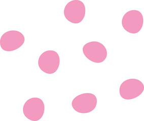 Hand drawn abstract spots flat icon