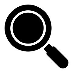 loupe glyph icon