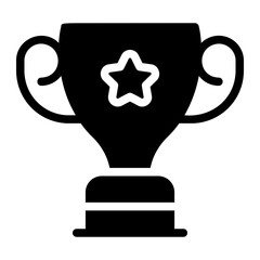trophy glyph icon