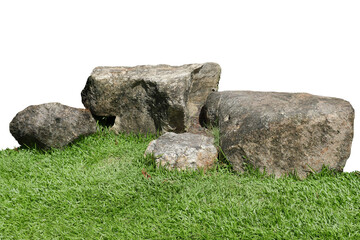 Rock isolated transparency background. © moderngolf1984