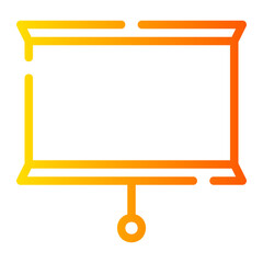 presentation gradient icon
