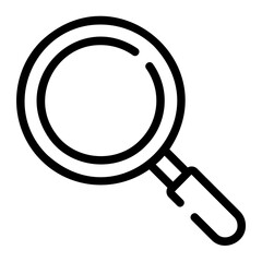 loupe line icon