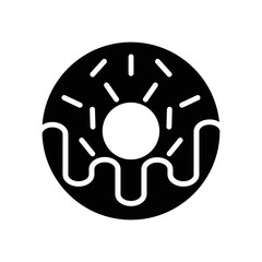 Doughnut Icon Vector Design Template