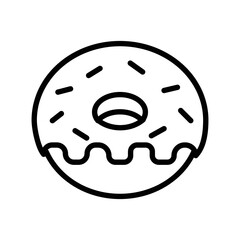Doughnut Icon Vector Design Template