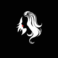 Creative Professional Trendy and Minimal Beauty, Hair Salon Logo Design, Beauty Salon Icon Logo in Editable Vector Format