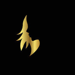 Creative Professional Trendy and Minimal Beauty, Hair Salon Logo Design, Beauty Salon Icon Logo in Editable Vector Format