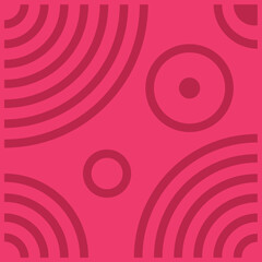 Abstract pink and red pattern with circles. Round Circle Dots. Network Design, Technology Science, Vector Illustration 4