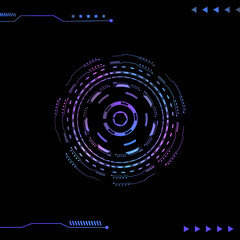 Vector Bright background Concept technology.