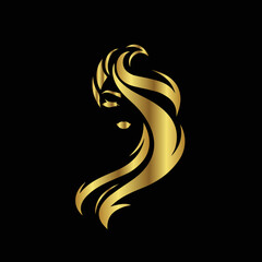 Creative Professional Trendy and Minimal Beauty, Hair Salon Logo Design, Beauty Salon Icon Logo in Editable Vector Format