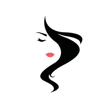 Creative Professional Trendy and Minimal Beauty, Hair Salon Logo Design, Beauty Salon Icon Logo in Editable Vector Format