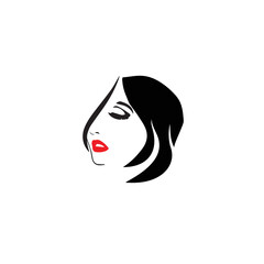 Creative Professional Trendy and Minimal Beauty, Hair Salon Logo Design, Beauty Salon Icon Logo in Editable Vector Format