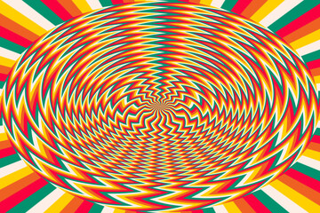  Fun colorful line doodle pattern. Creative minimalist style art background for children or trendy design with basic shapes. Simple childish scribble backdrop