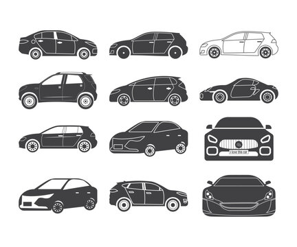 Microcar SVG, luxury car Clipart, Cut File, for silhouette, SVG, eps, clipart, Cricut design space

