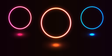 Neon circle