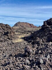 volcanic landscape on the island of Lanzarote