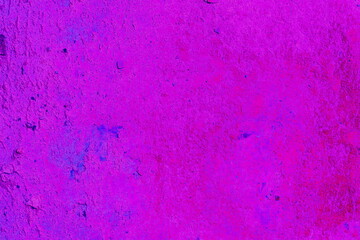 Tiled wall with knocked down square tiles, rough grunge background, cracks and scratches on the wall, changed color scheme.