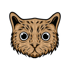 Icon animal Pet Cat Vector Logo Design