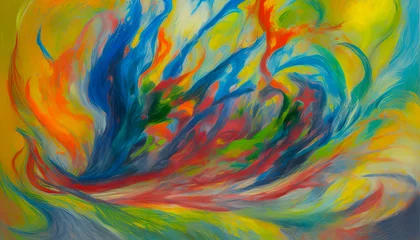 Photo sur Plexiglas Mélange de couleurs Twisted, colorful background in the shapes of flowing liquid