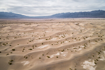 Fototapeta na wymiar Mesquite Flat Sand Dunes in Death Valley. California, USA
