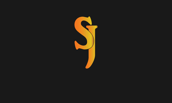 SJ,  JS,  S,  J   Abstract  Letters  Logo  Monogram