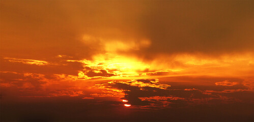 fiery sky