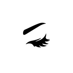 Creative Professional Trendy and Minimal Eye Lashes Logo Design, Lashes Logo in Editable Vector Format