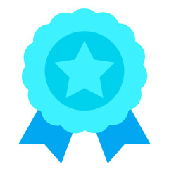 badge with star, award icon