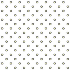 Seamless pattern little flower line doodle hand drawing abstract isolated background