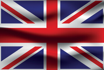 Flag of England, vector illustration