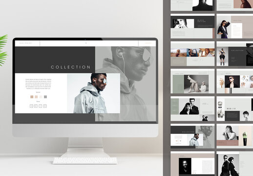 Minimal Lines Lookbook Presentation