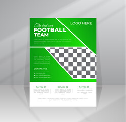 Sports Event League Competition Promotion for Advertising Football or Soccer Tournament Banner, Posters, Flyer, Vector, Illustration Design