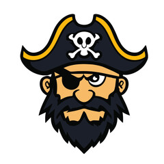 Pirate Head Design