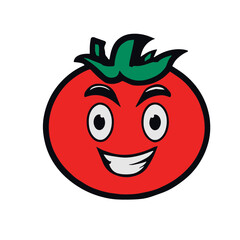 Obraz premium Tomato Mascot Design