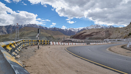 Mountain road in Ladakh, india