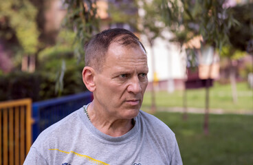 handsome mature man 55-60 years old