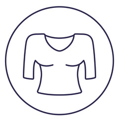 blouse line icon