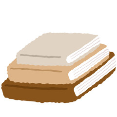 Paint brush cartoon cute books clipart.