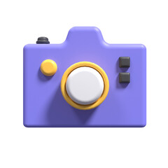 Illustration of a camera with aesthetic colors suitable for web, apk or additional ornaments for your project