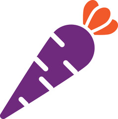 Carrot Vector Icon Design Illustration