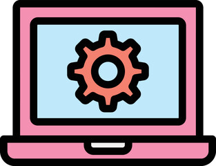 Gear Vector Icon Design Illustration